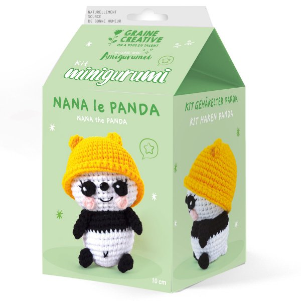 GC Minigurumi Crochet Kit Nana the Panda 10 cm