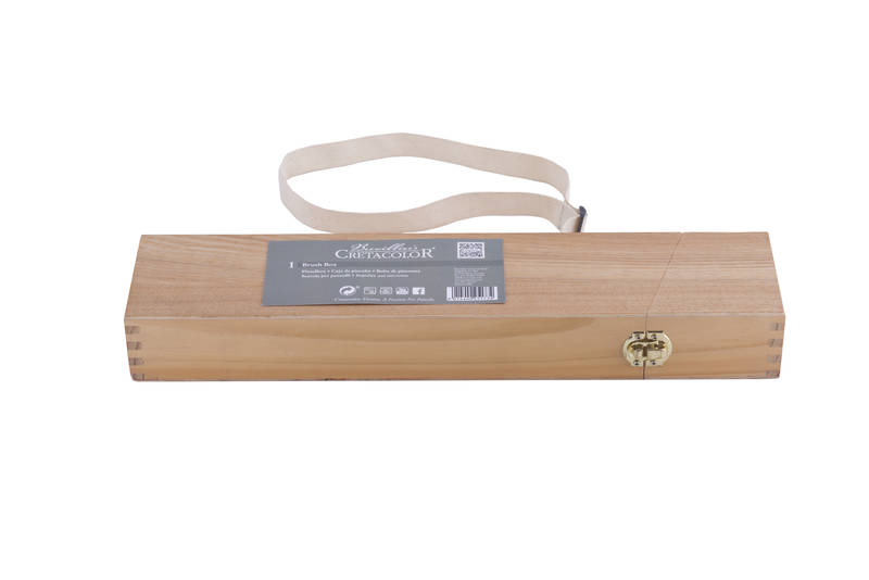 Cretacolor Holzpinselbox 45x5x9 cm