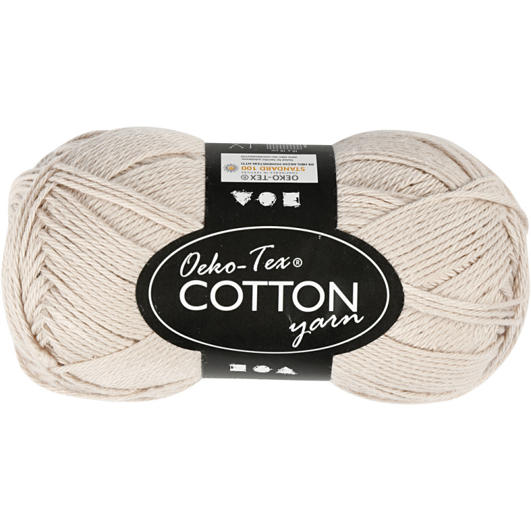 CC Baumwollgarn 8/4 50g Sand