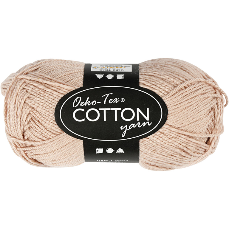 CC Cotton Yarn 8/4 50g Beige