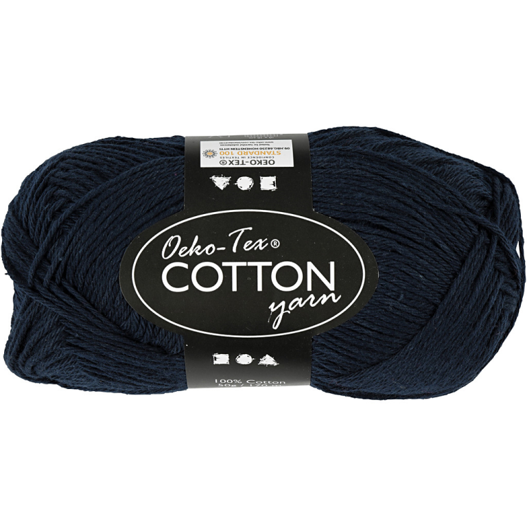 CC Katoengaren 8/4 50gr Donkerblauw