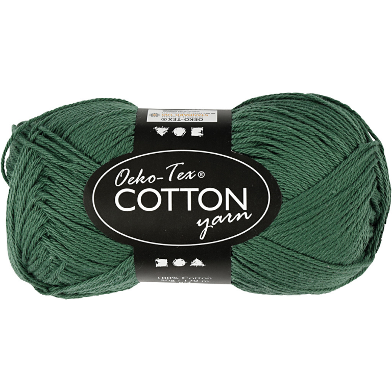 CC Cotton Yarn 8/4 50g Dark Green