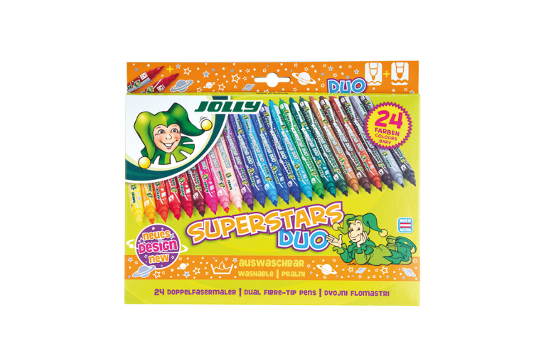 Jolly Superstar Duo Marker Set 24 Farben