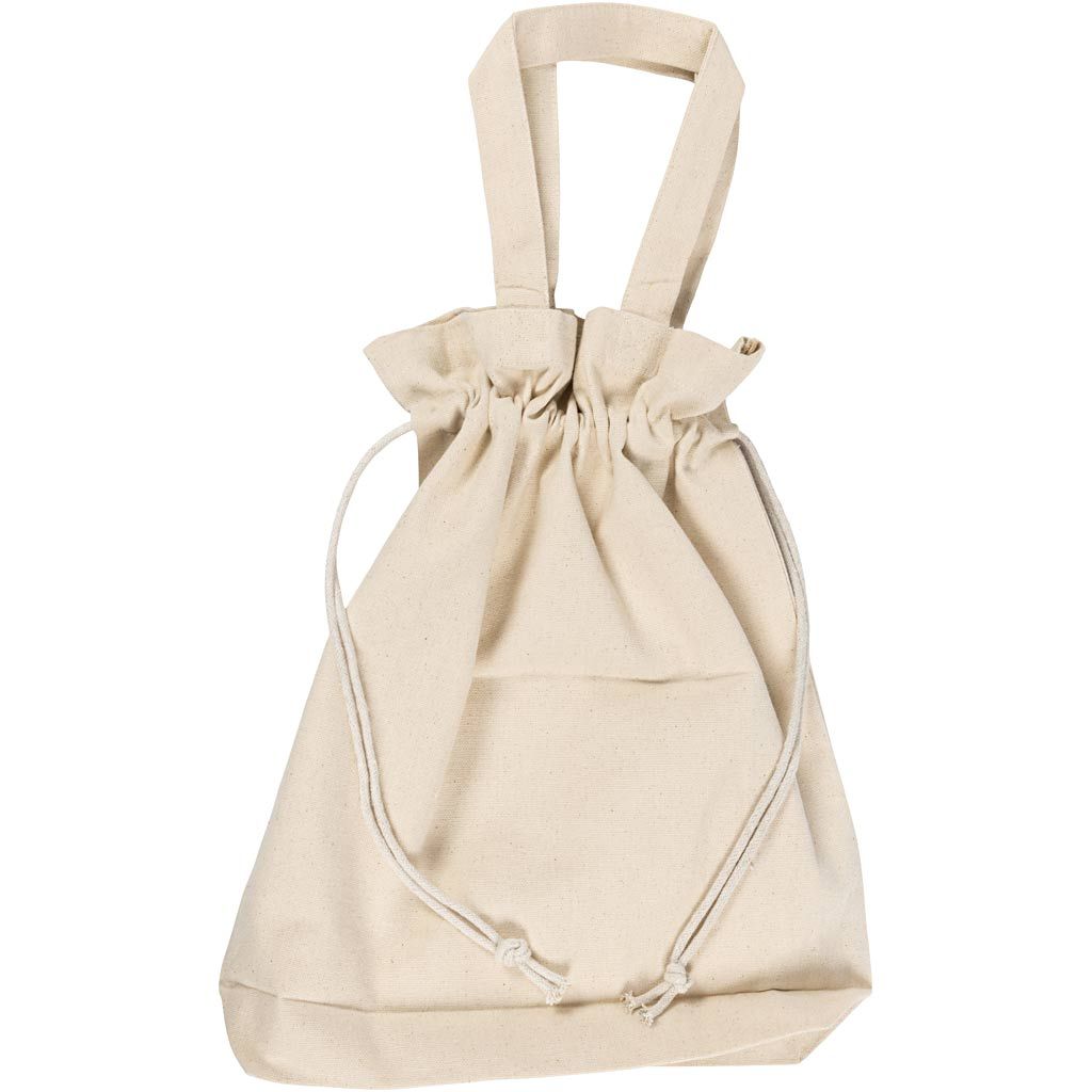CC Tasche mit Kordelzug Hell Natur