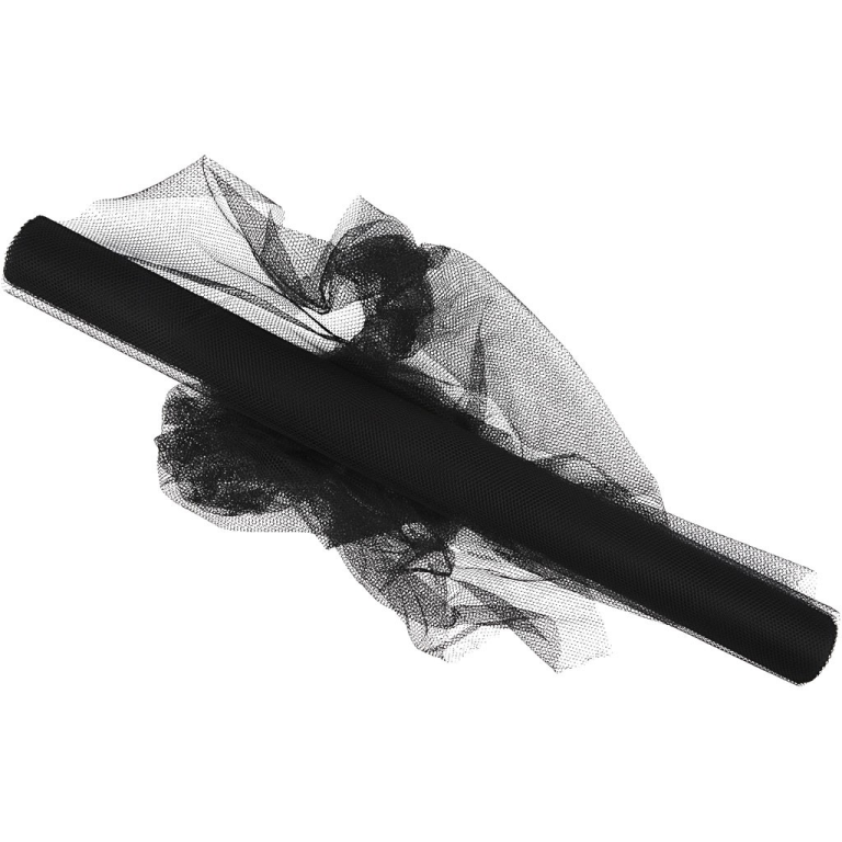 CC Tüllrolle 5 m Schwarz