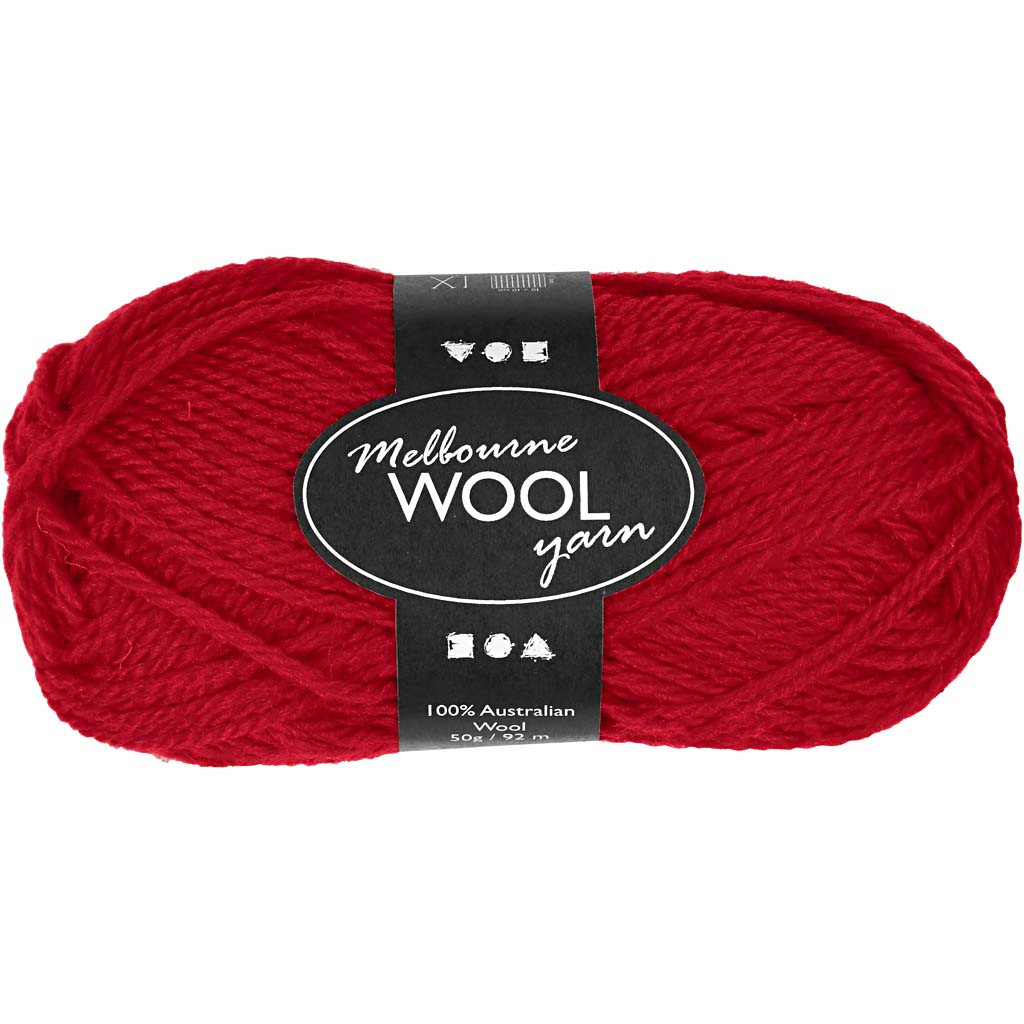 CC Melbourne Wolgaren 50gr Rood