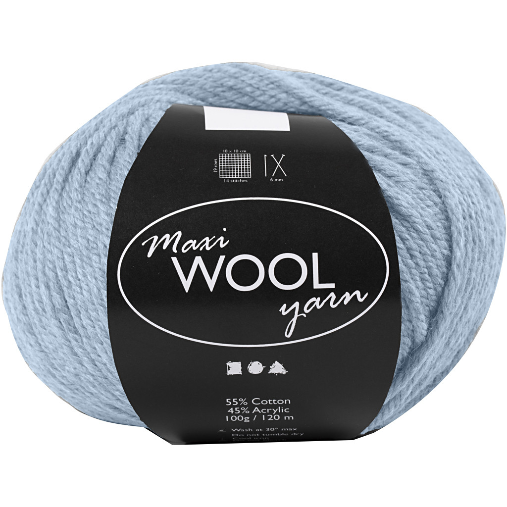 CC Maxi Wolgaren 100 gr Zacht Blauw