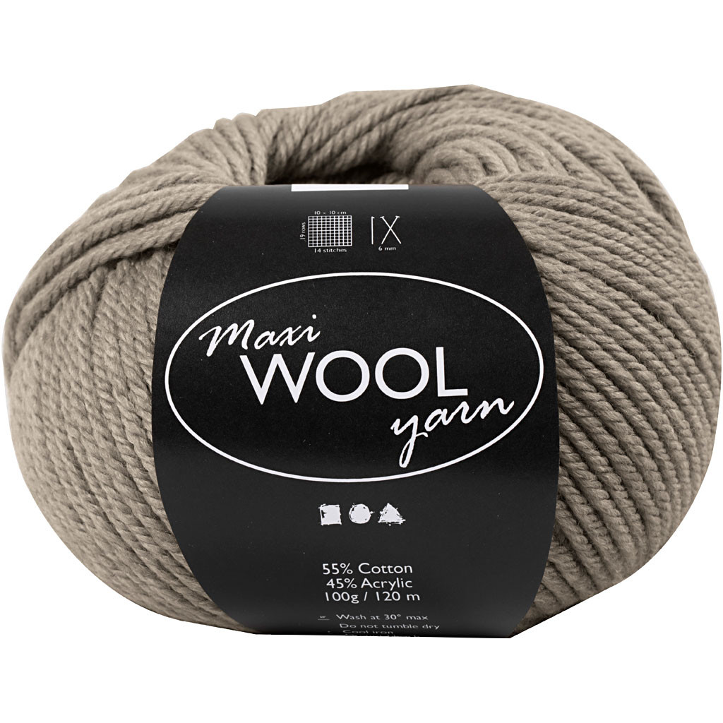 CC Maxi Wolgaren 100 gr Grijs