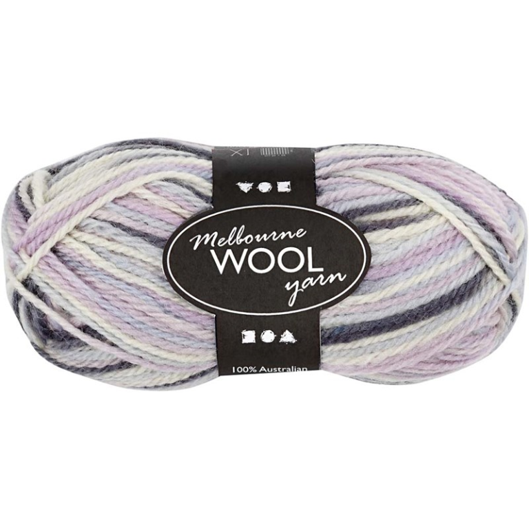 CC Melbourne Wolgaren 50g Mehrfarbig Pastell