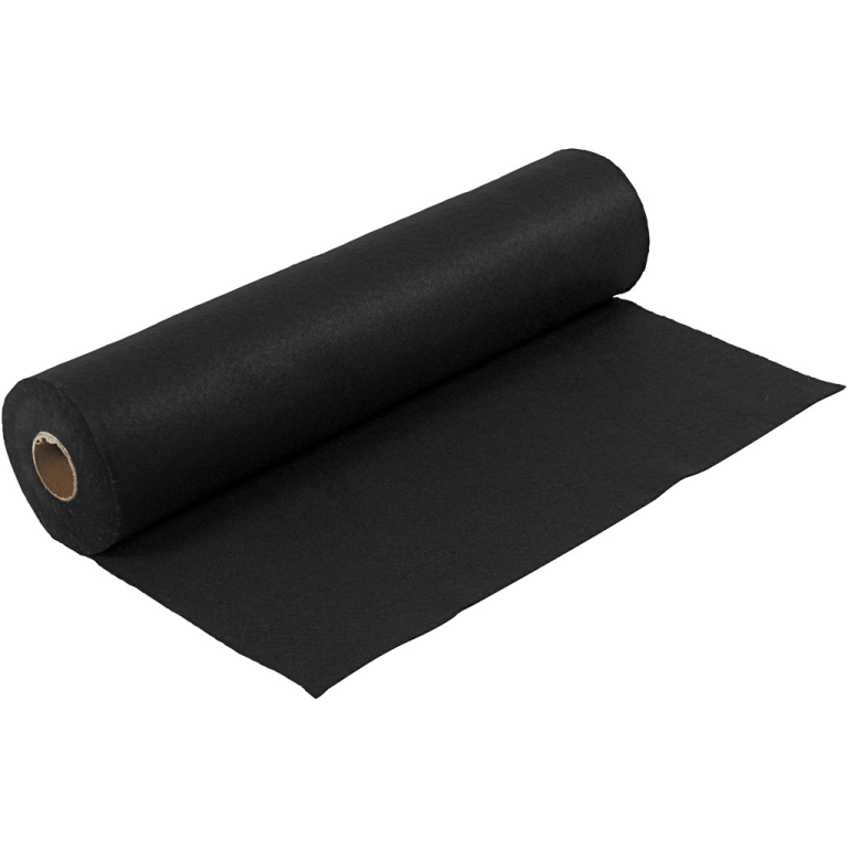 CC Hobby Felt on a Roll 5m Black