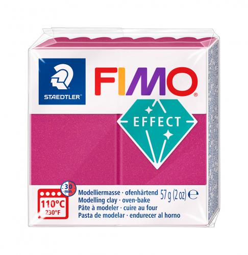 Fimo Soft Effect Metallic Bordeaux 57g - Polymeerklei / Boetseerklei