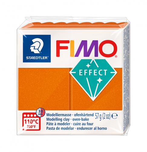 Fimo Soft Effect Metallic Oranje 57g - Polymeerklei / Boetseerklei