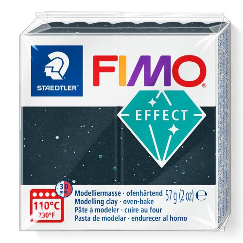 Fimo Soft Effect Zwart Graniet 57g - Polymeerklei & Boetseerklei