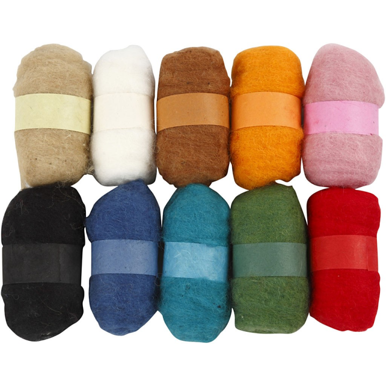 CC Carded Wool Set 10x25 gr Basic