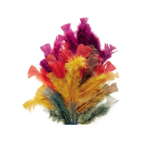 GC Turkey Feathers 15 cm Autumn Colours