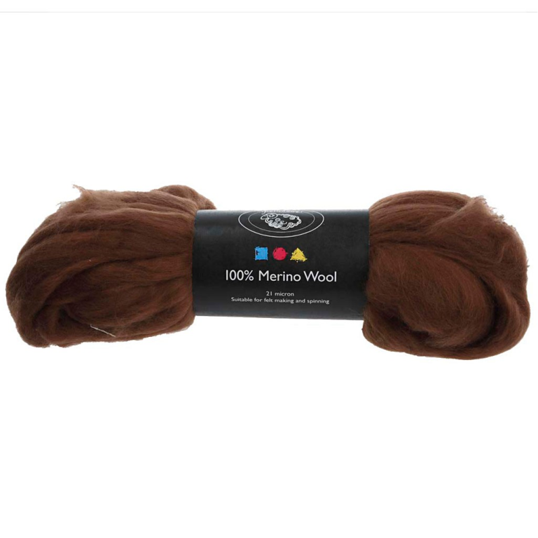 CC Merino Wol 100gr Bruin