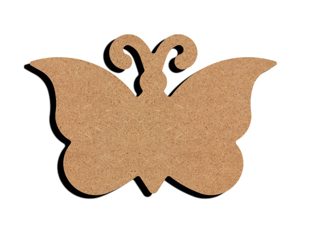 MDF Figur Schmetterling 15 cm