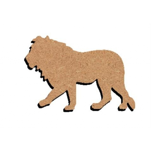 MDF-Figur Löwe 15 cm