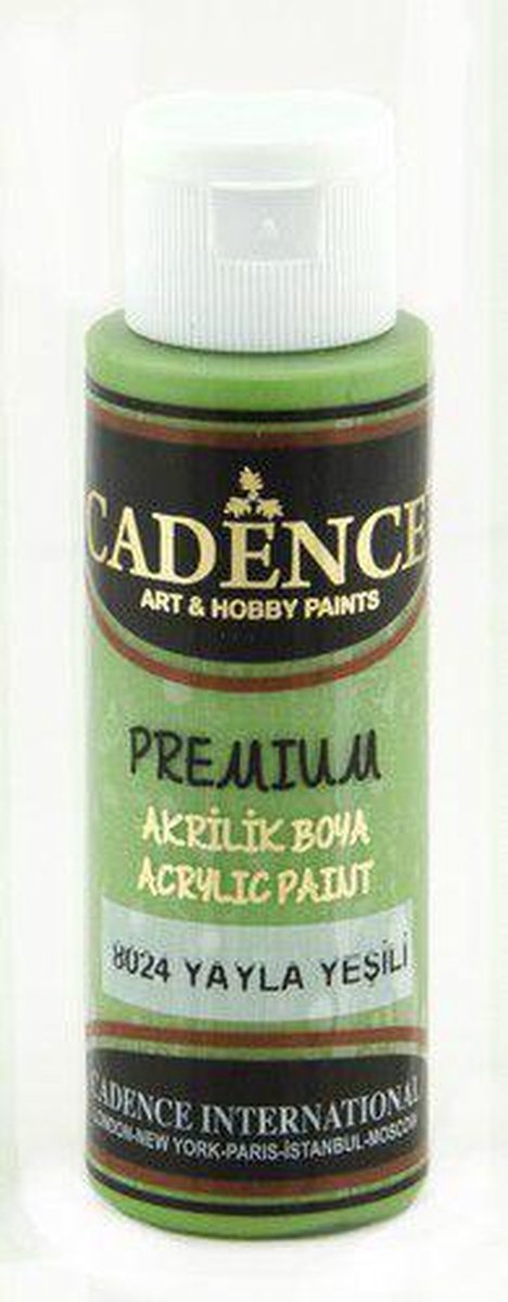 Cadence Premium Acrylverf 70 ml  Plateau Green 8024
