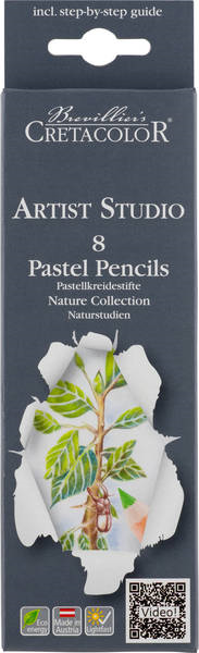 Cretacolor Pastelpotloden Set Natuur 8 stuks