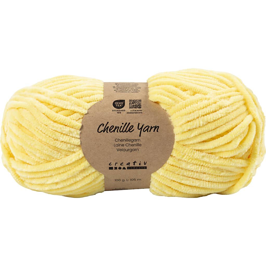 CC Veloursgarn Hellgelb 100 g