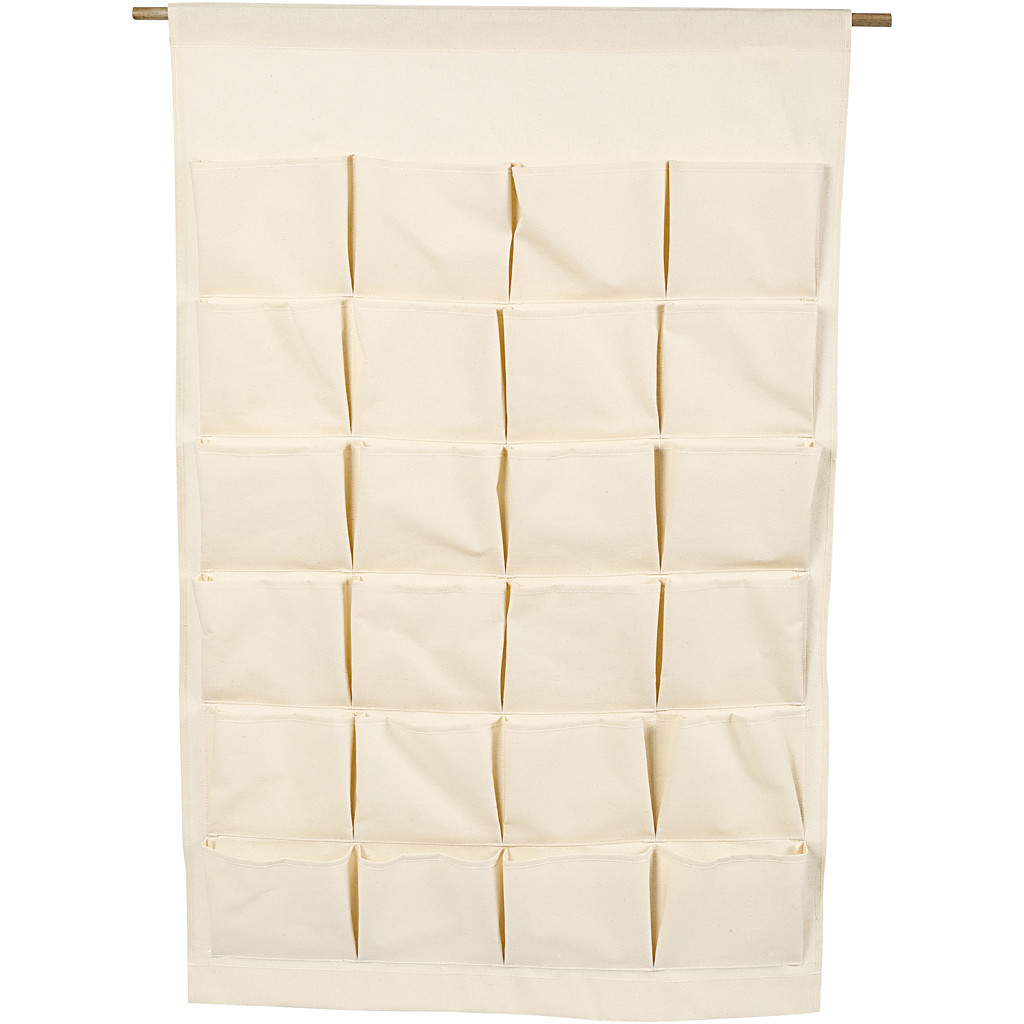 CC Hänge-Organizer 60x93 cm Natur 24 Fächer