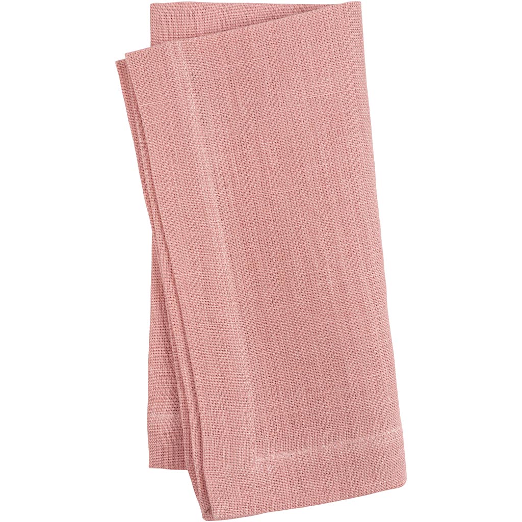 CC Stoffen Servet 42x42 cm Dusty Rose 2 stuk