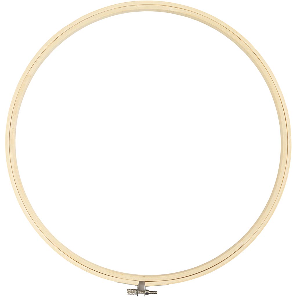 CC Bamboo Embroidery Hoop Round 30 cm