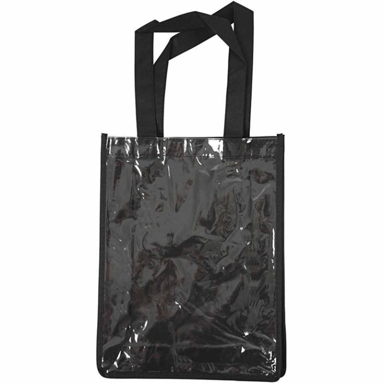 CC Tas met Plastic Voorkant 30x23x7 cm