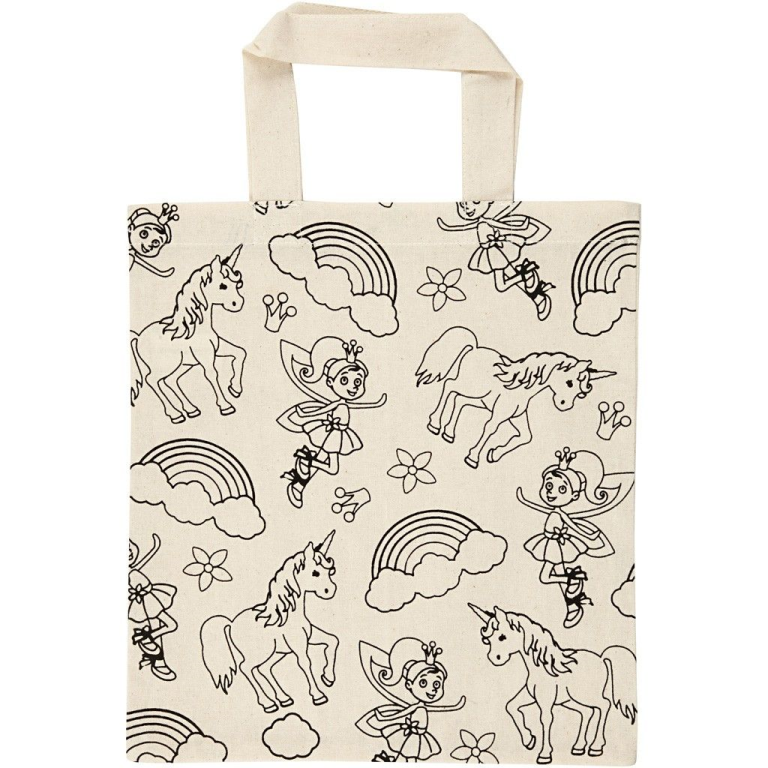 CC Cotton Shopping Bag Unicorn 27.5x30 cm