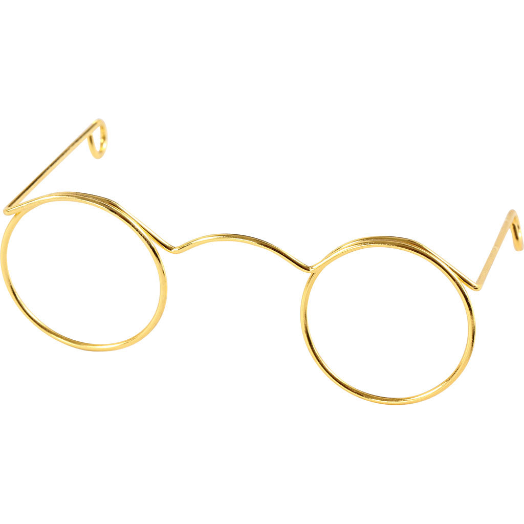CC Goldene Brille 60 mm 10 Stück