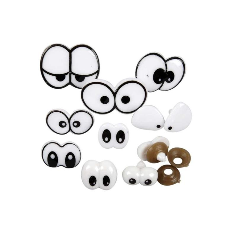 CC Googly Eyes Set 2-3 cm 9 pieces