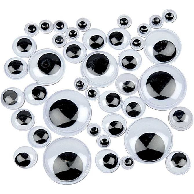 CC Wiggle Eyes 1100 pieces