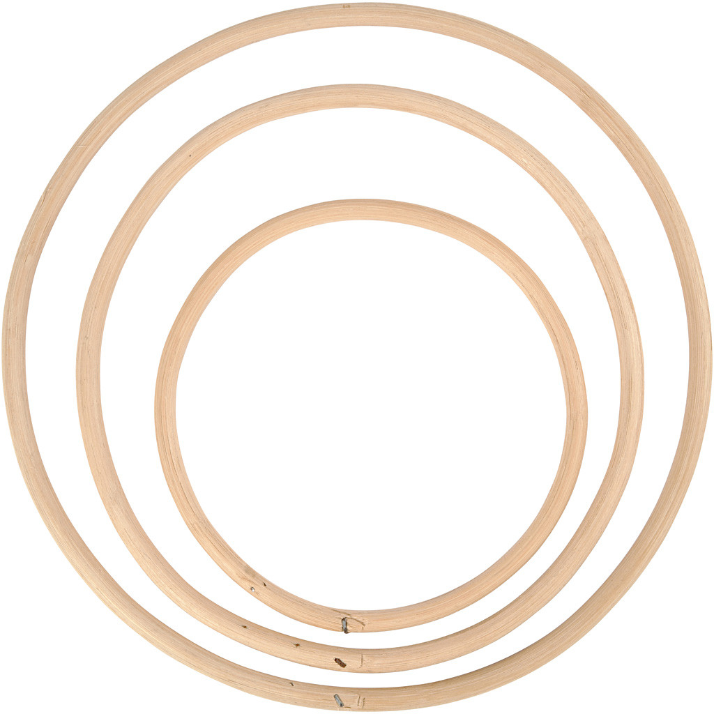 CC Bamboe Ringen 15,3-25,5 cm Naturel 3 stuks