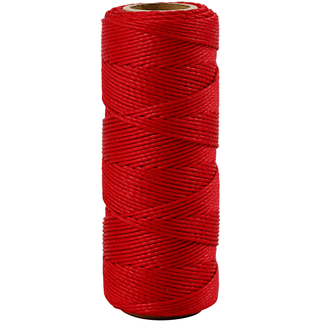 CC Bamboekoord 1 mm Rood 65 m