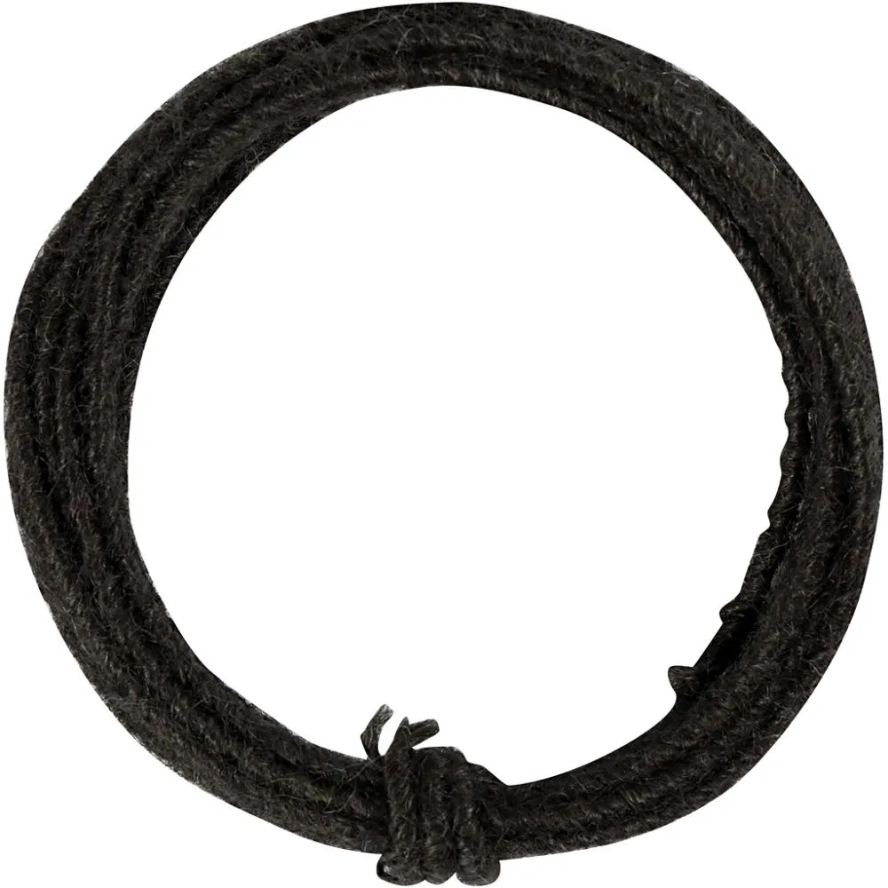 CC Jute Koord 2-4 mm Zwart 3 m