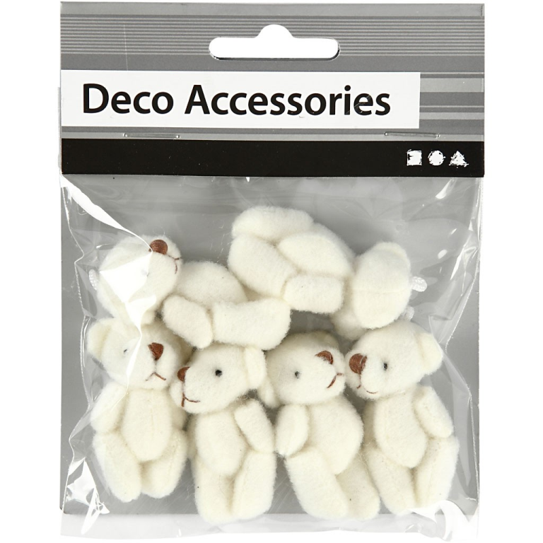 CC Teddyberen 4x2,5 cm 6 stuks
