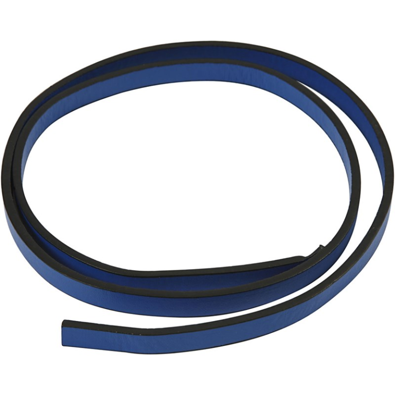 CC Kunstlederband 10 mm Blau 1 m