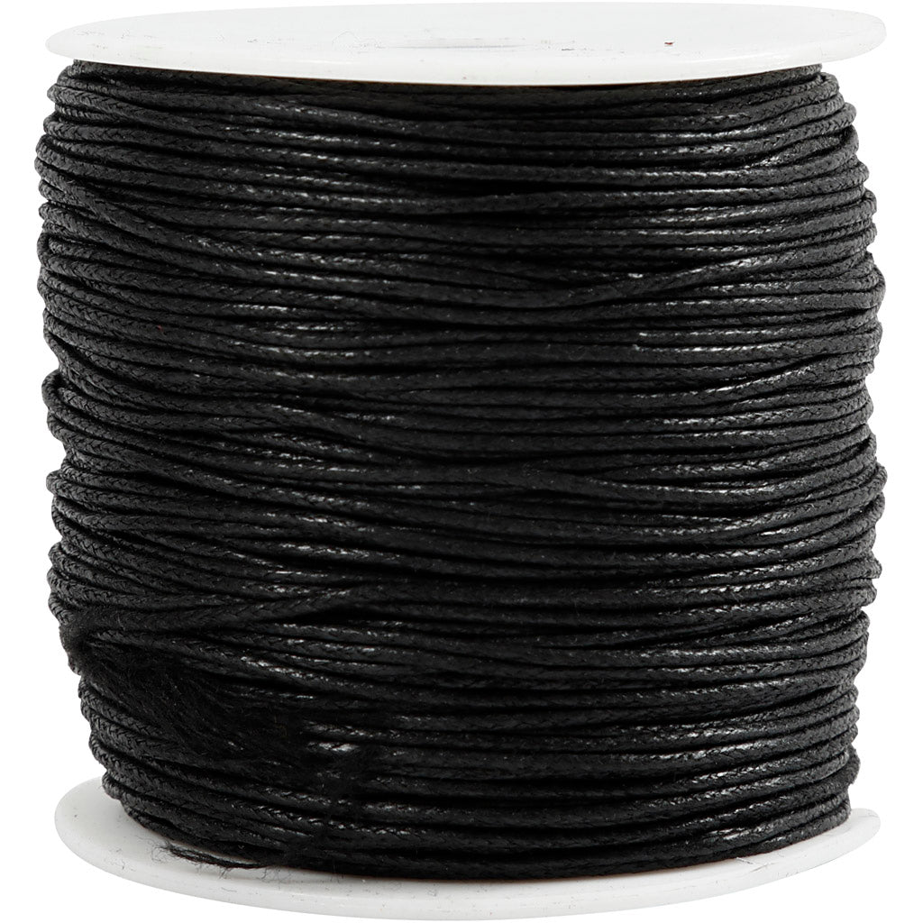 CC Katoenkoord 0,6 mm Zwart 100 m