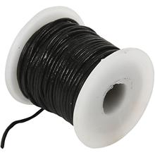CC Leerkoord 1 mm Zwart 10 m
