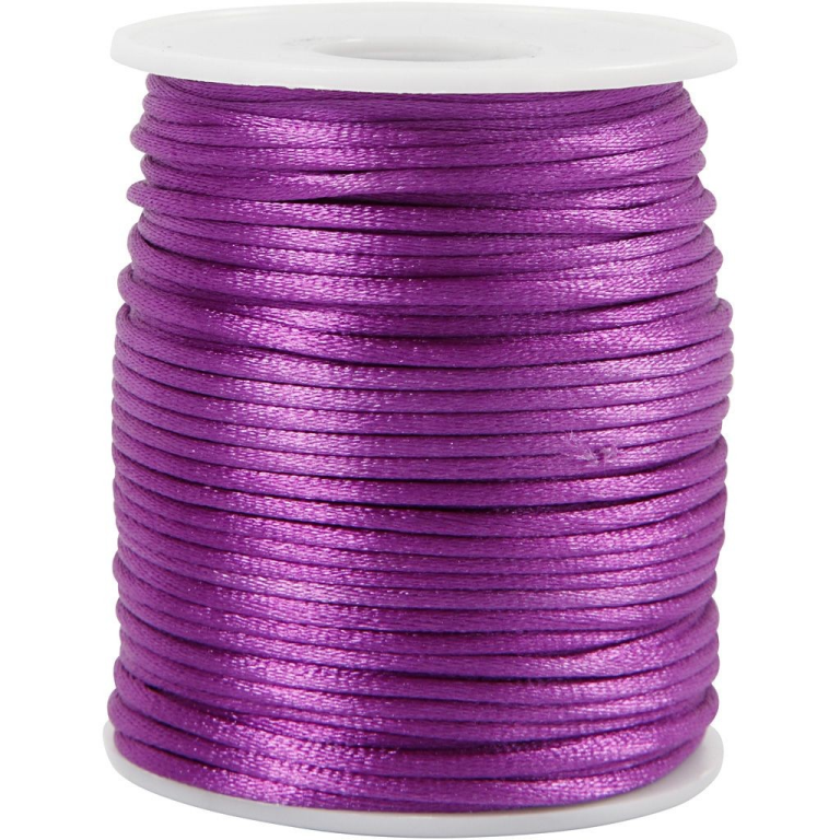 CC Satijnkoord 2 mm Paars 50 m