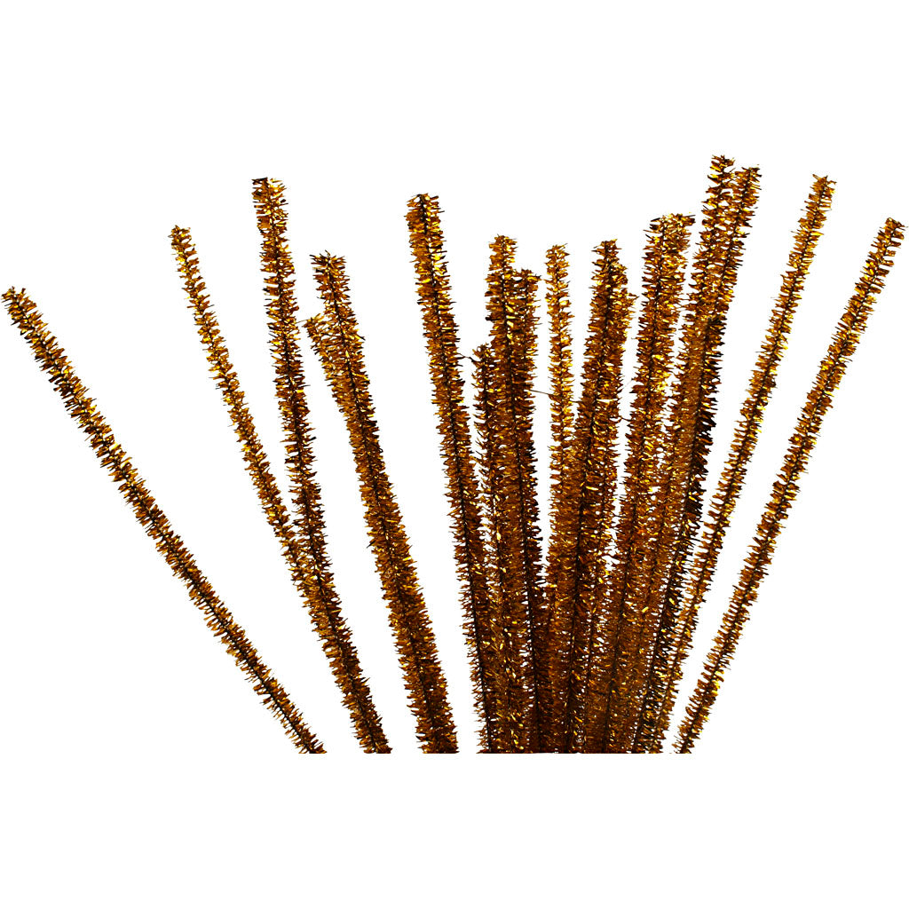 CC Chenilledraad Goud 6 mm 24 stuks