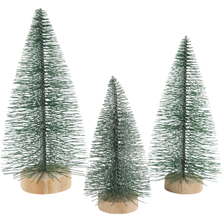 CC Kerstbomen set groen
