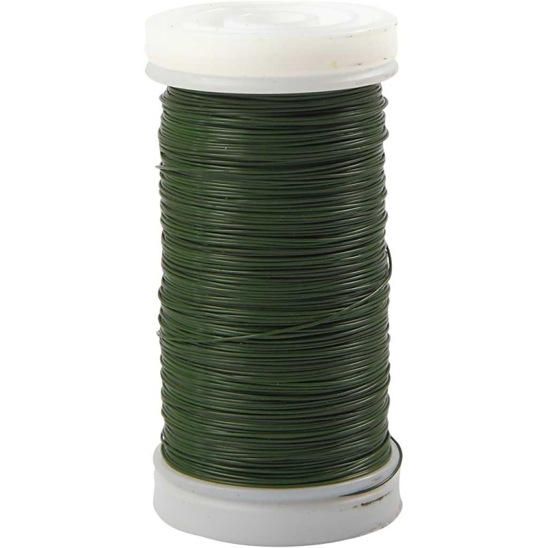 CC Bloemen IJzerdraad 0,31 mm Groen 160 m