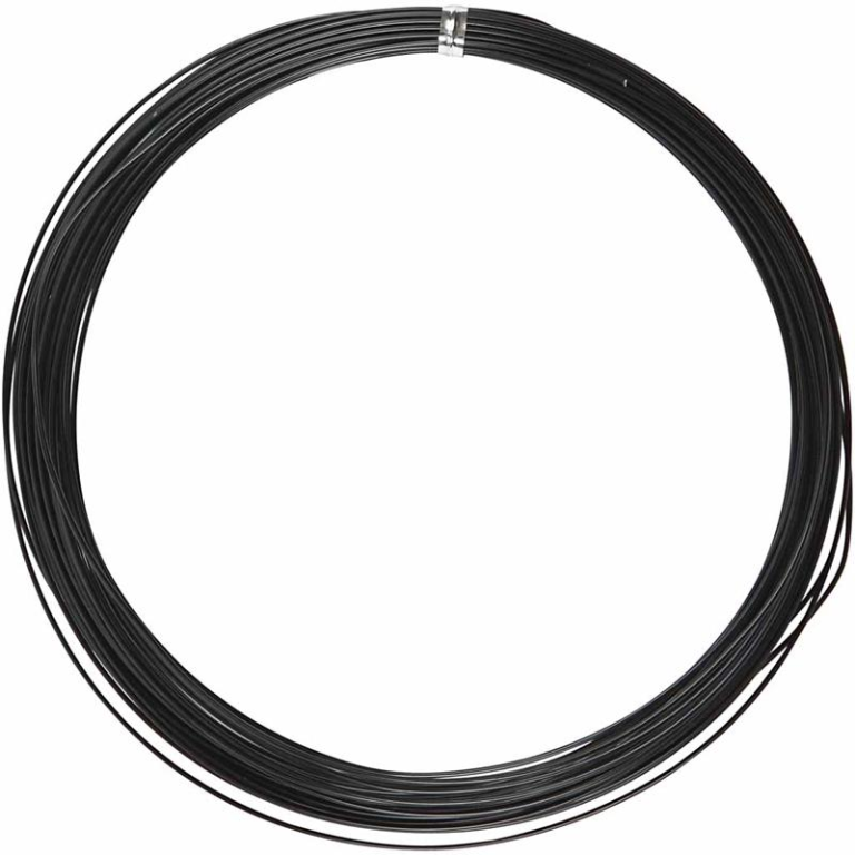 CC Alu Draht 1 mm Schwarz 16 m