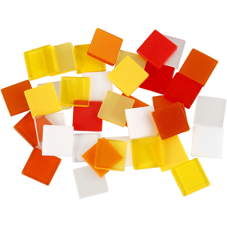 CC Mini Mozaïek 10 mm Rood Harmonie 25 gr