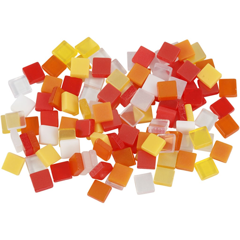 CC Mini Mozaïek 5 mm Rood Harmonie 25 gr