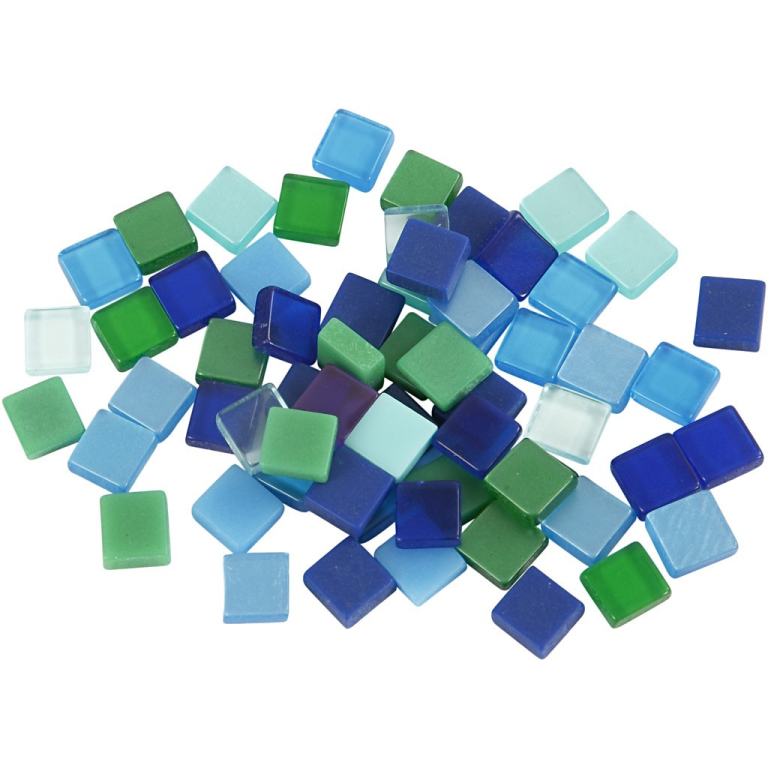 CC Mini Mozaïek 5mm Blauw Harmonie 25 gr