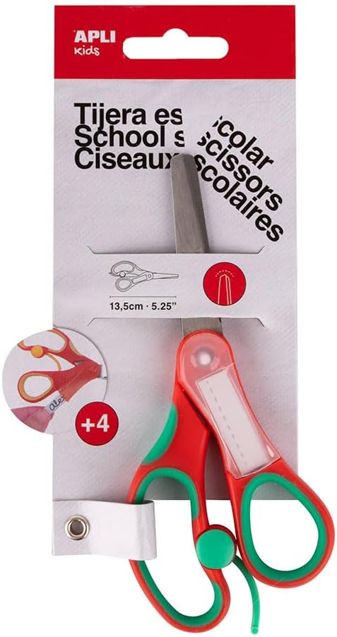 Apli Schoolschaar Rood met naamvak 13,5 cm