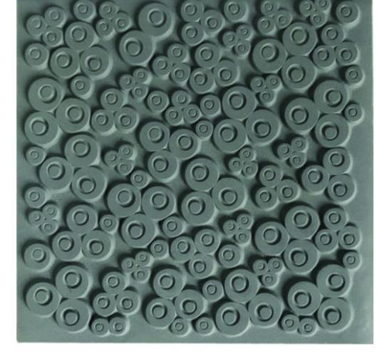 Cernit Texture Mat Contemporary Clovers - Polymeerklei / Boetseerklei